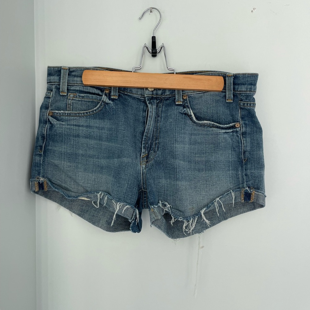 Vince Medium Wash Denim Shorts Size 28